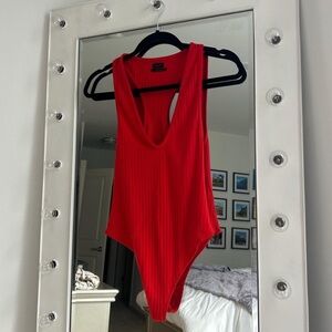 Urban Outfitters Vibrant Red Bodysuit
